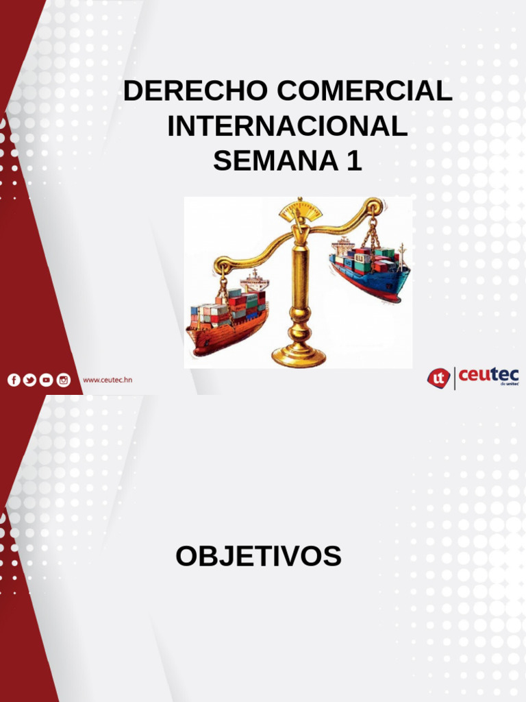 Clase 2 Derecho Comercial Internacional | PDF | El comercio ...