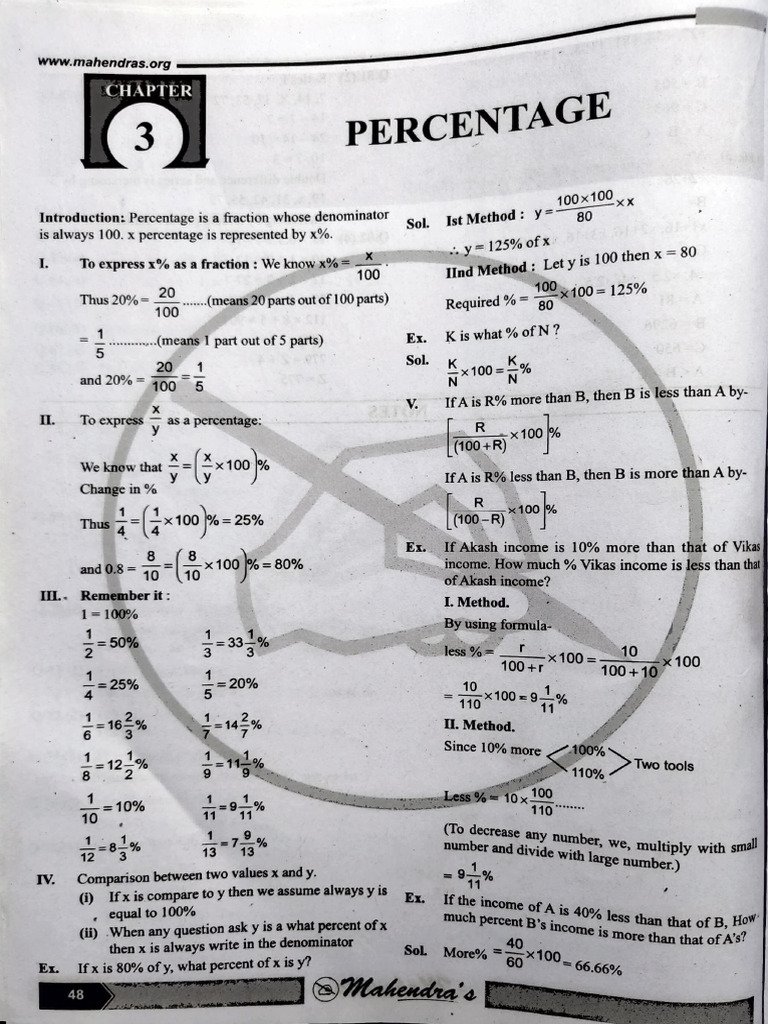 Percentage Calculations and Applications | PDF | Economies