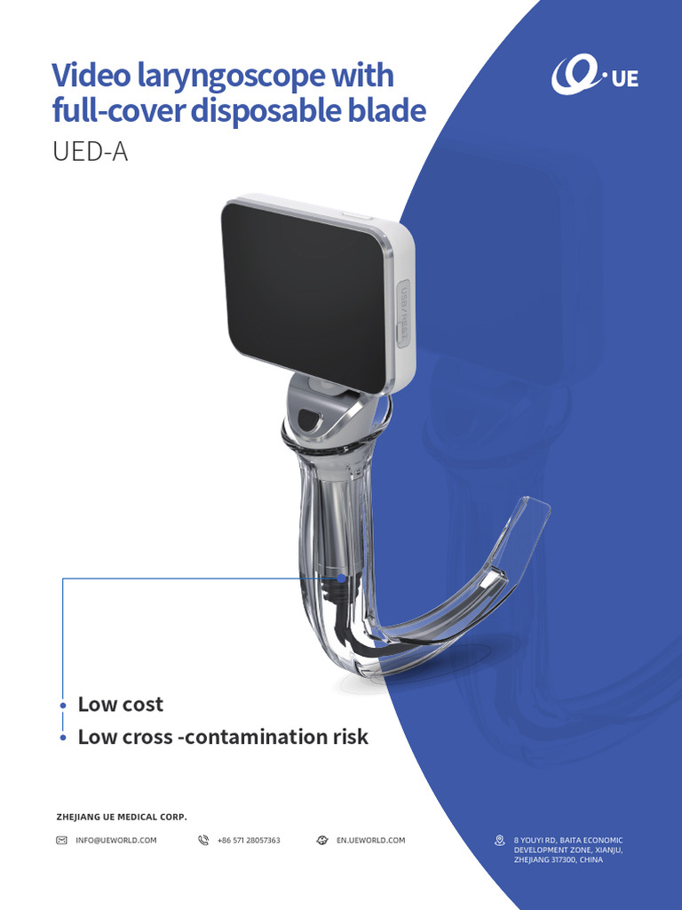 Low-Cost Video Laryngoscope UED-A | PDF | Computer Monitor | Electronics