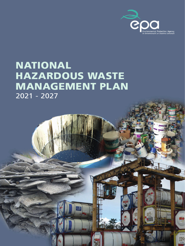 National Hazardous Waste Plan 2021-2027 | PDF | Waste | Waste Management