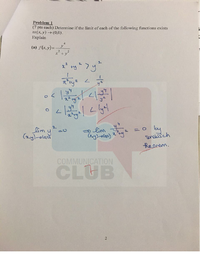 Math201 Quiz2 Fall2017 | PDF