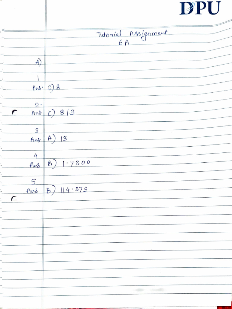Maths Assignment by Prathamesh Kumbhar | PDF