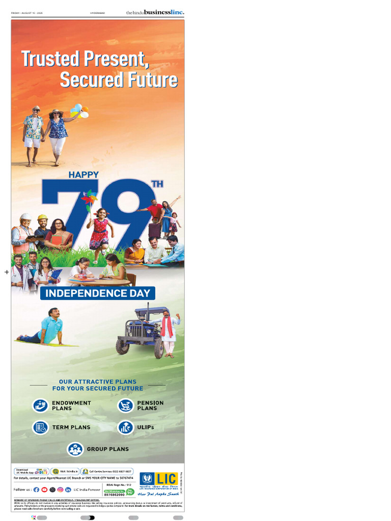 BL - Hyderabad - 15-08-2025 | PDF | Tariff | Gross Domestic Product