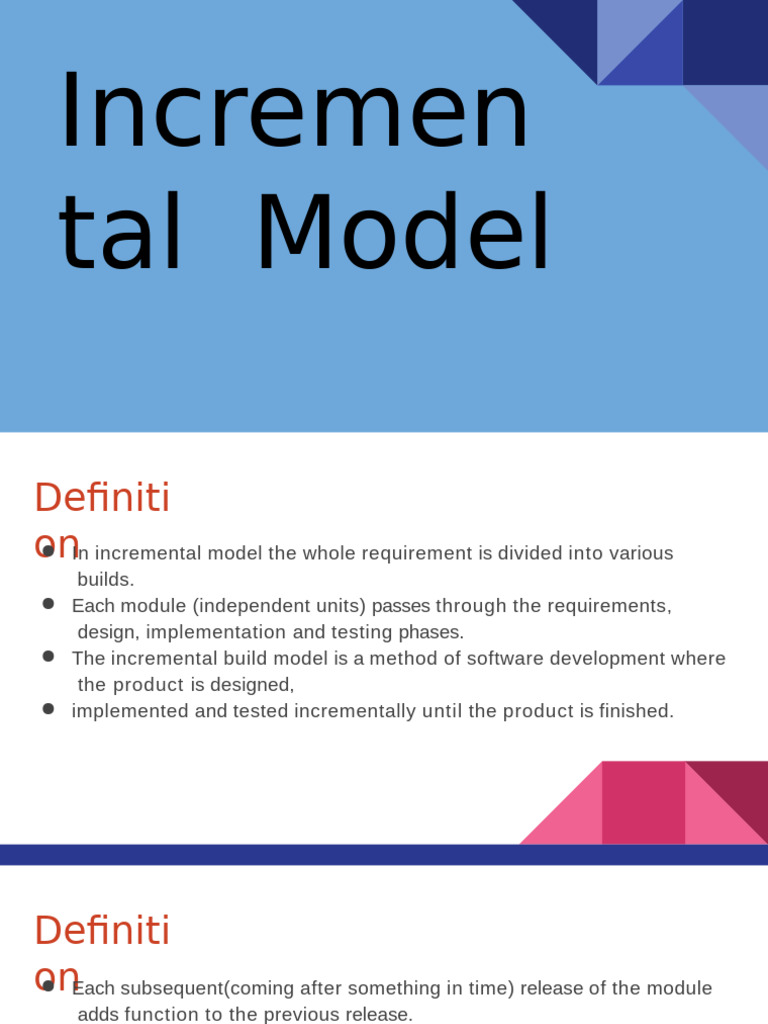 Overview of the Incremental Model | PDF | Computer Science | Systems ...
