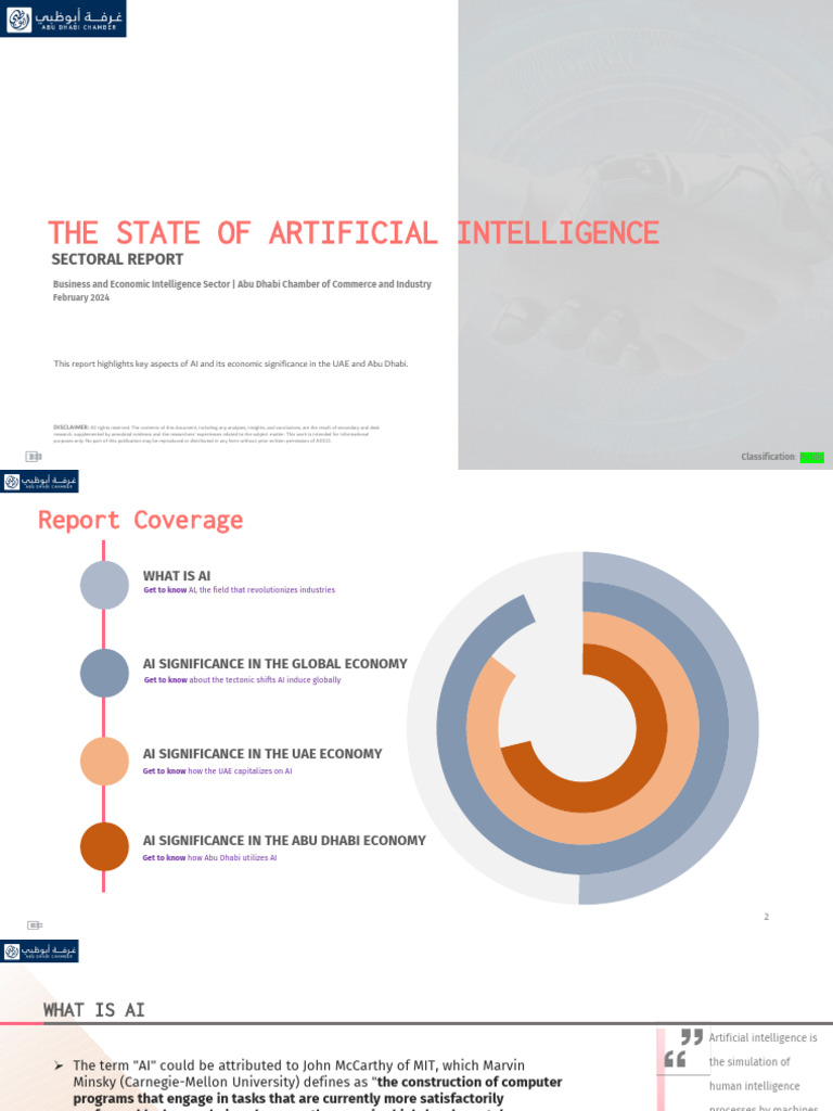 AI Economic Impact in Abu Dhabi 2024 | PDF | Artificial Intelligence ...