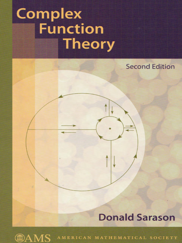 Complex Function Theory Overview | PDF | Integral | Holomorphic Function