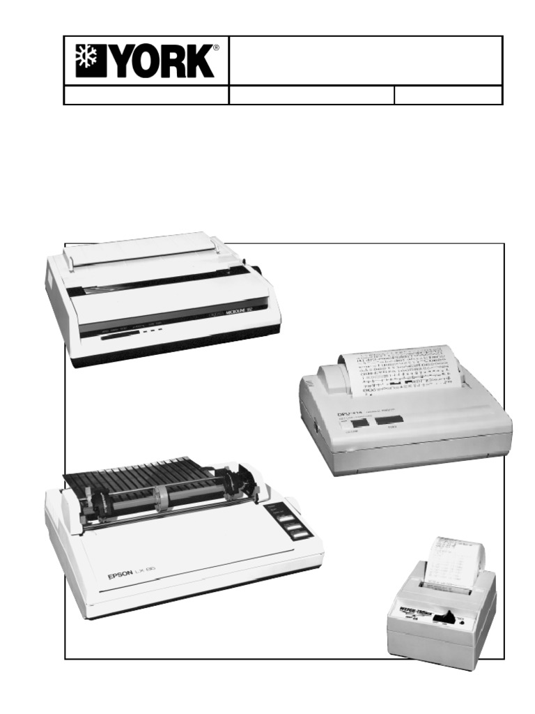 York Yk Operating Data Printer | PDF | Computing | Computer Engineering