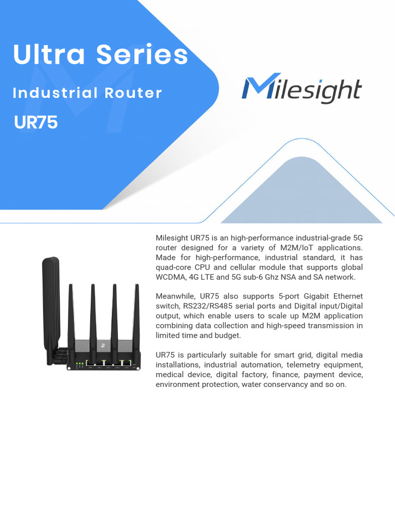 Ultra Series: Industrial Router | PDF | Ip Address | Firewall (Computing)