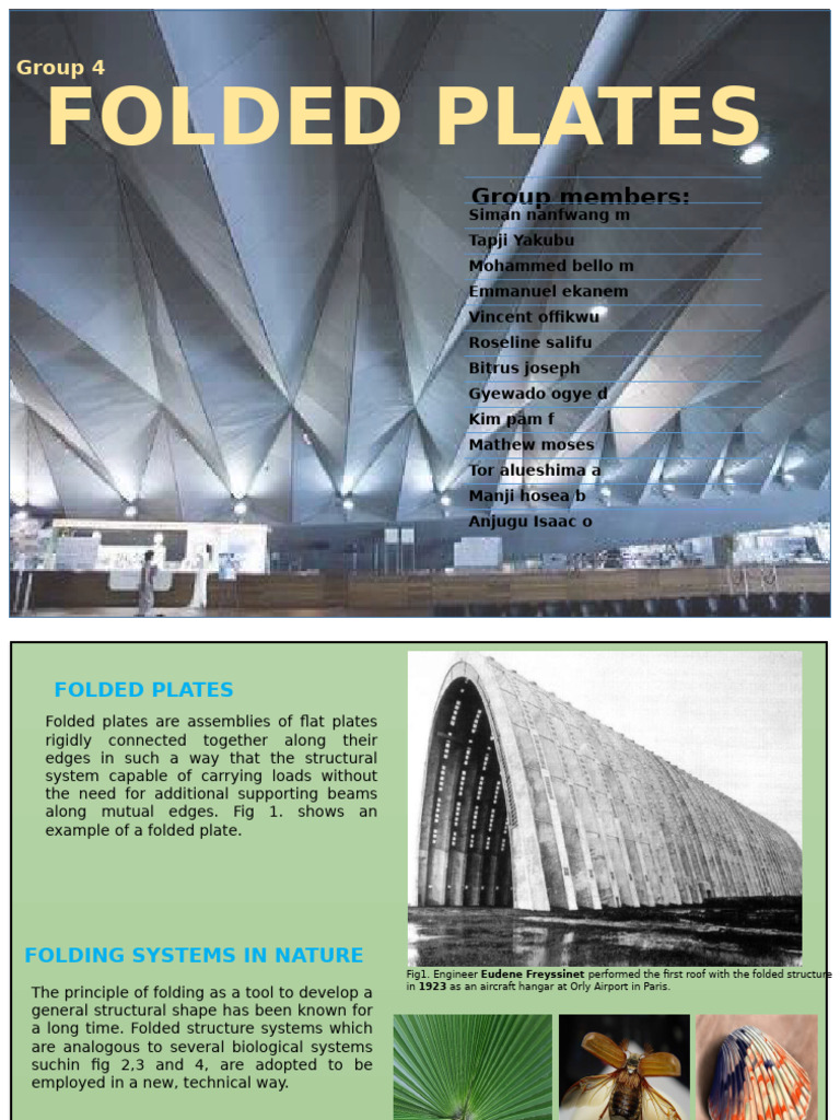 Understanding Folded Plate Architecture | PDF | Truss | Framing ...