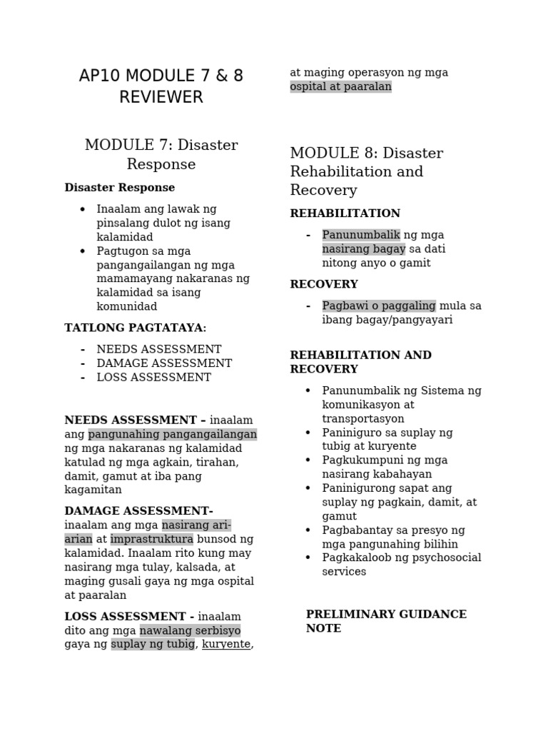Ap10 Module 7 and 8 | PDF