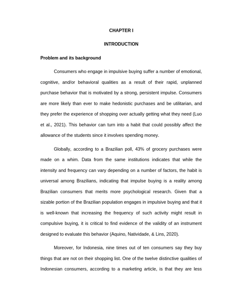 Impulsive Buying Behavior Among Students | PDF | Student's T Test | Retail