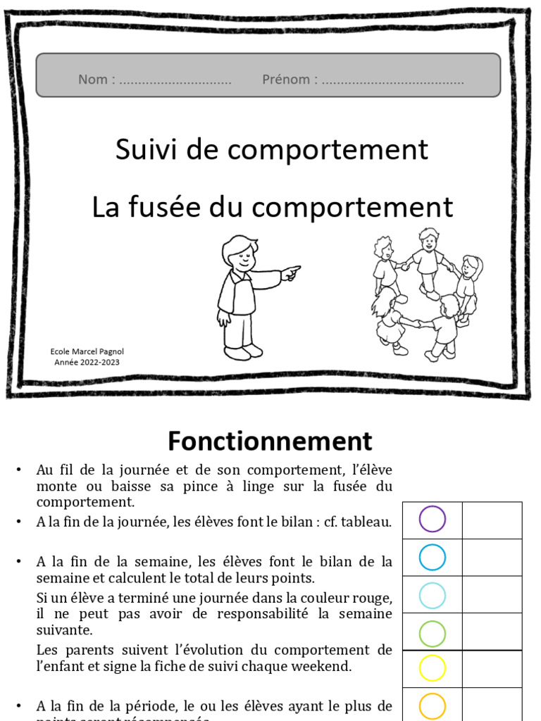 Suivi de la fusée du comportement | PDF