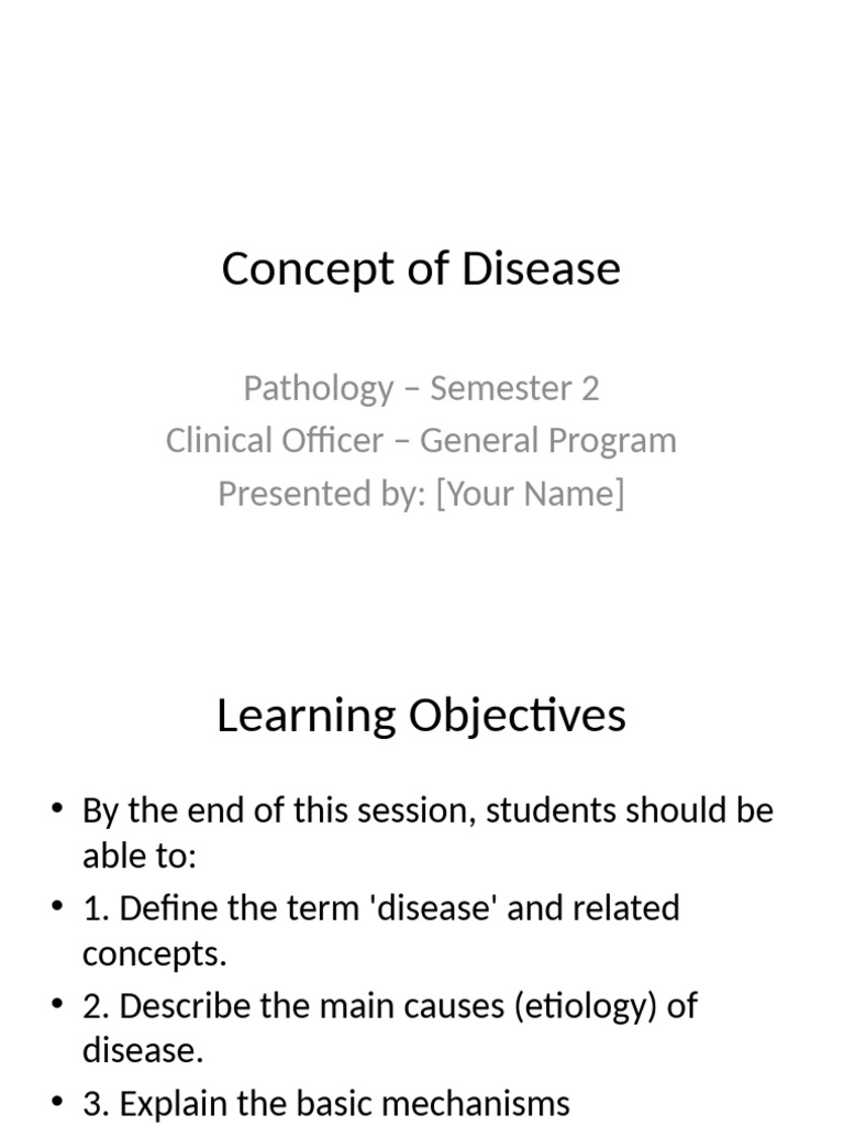 Understanding Disease Pathophysiology | PDF | Genetic Disorder ...