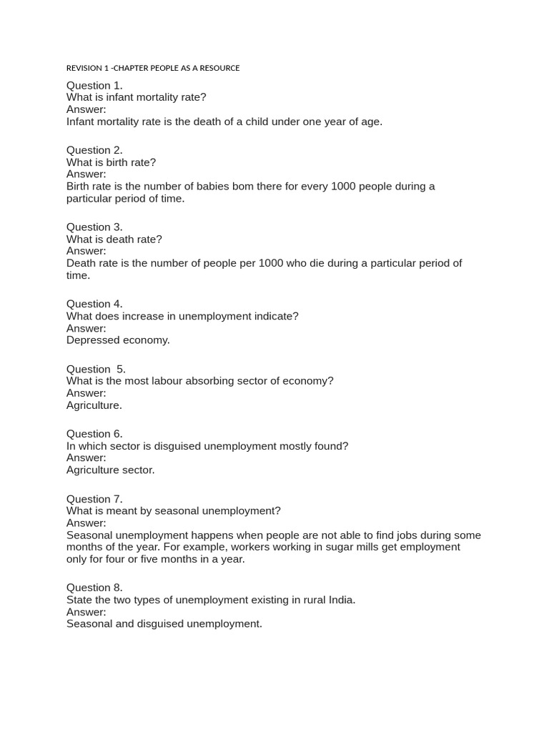 Unemployment: Types and Economic Impact | PDF | Unemployment ...