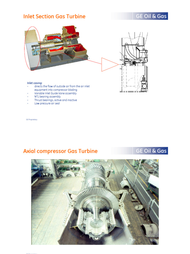 Description of GT Components | PDF | Turbine | Gas Turbine