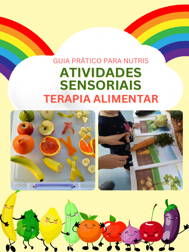 Atividades Sensoriais para Terapia Alimentar | PDF | Desenho | Cor