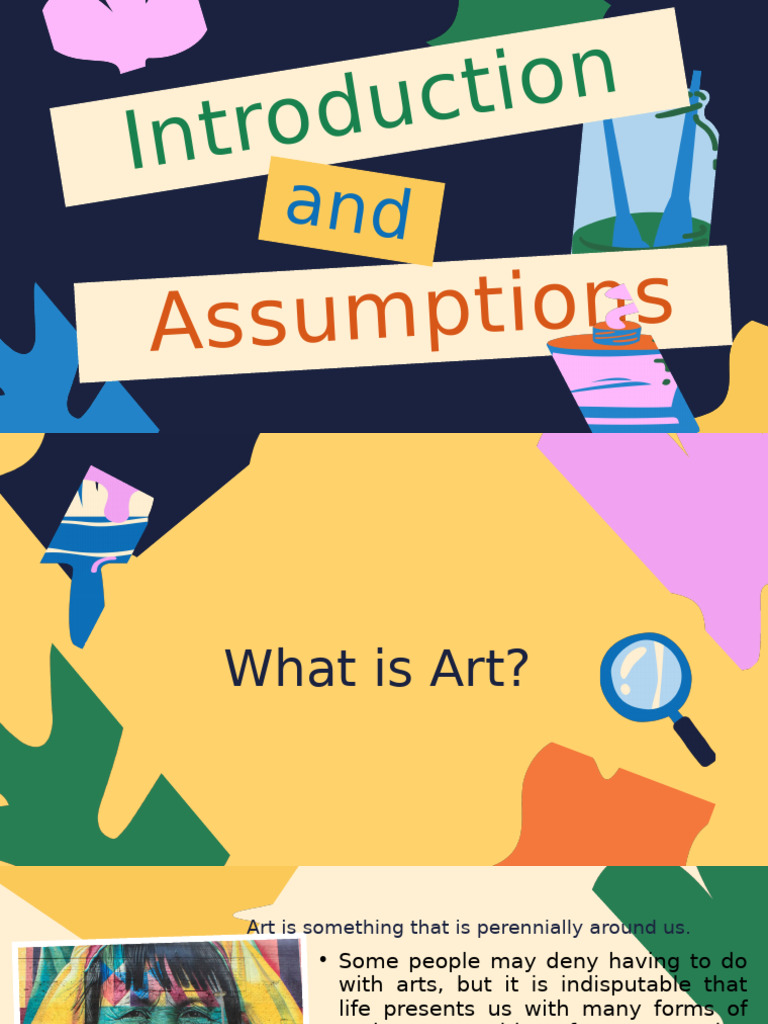Copy Introduction Assumptions of Art | PDF | Imagination | The Arts