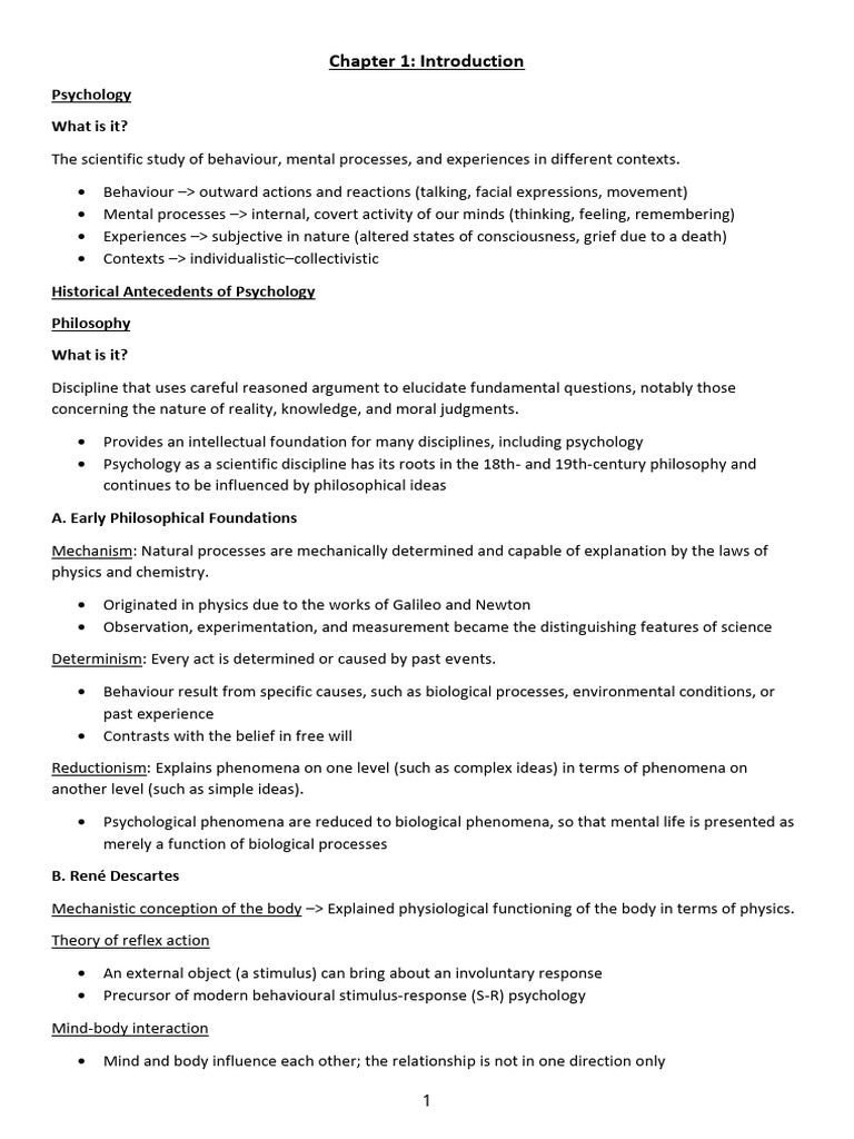 Foundations of Psychology and Philosophy | PDF | Psychophysics | Mind