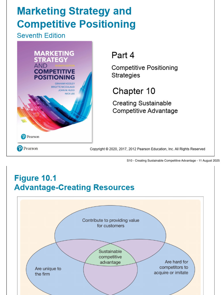 Sustainable Competitive Advantage Strategies | PDF | Competitive ...