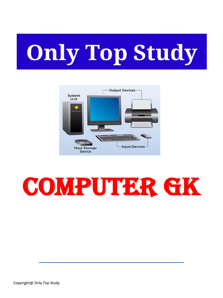 Computer GK 500 Ques | PDF