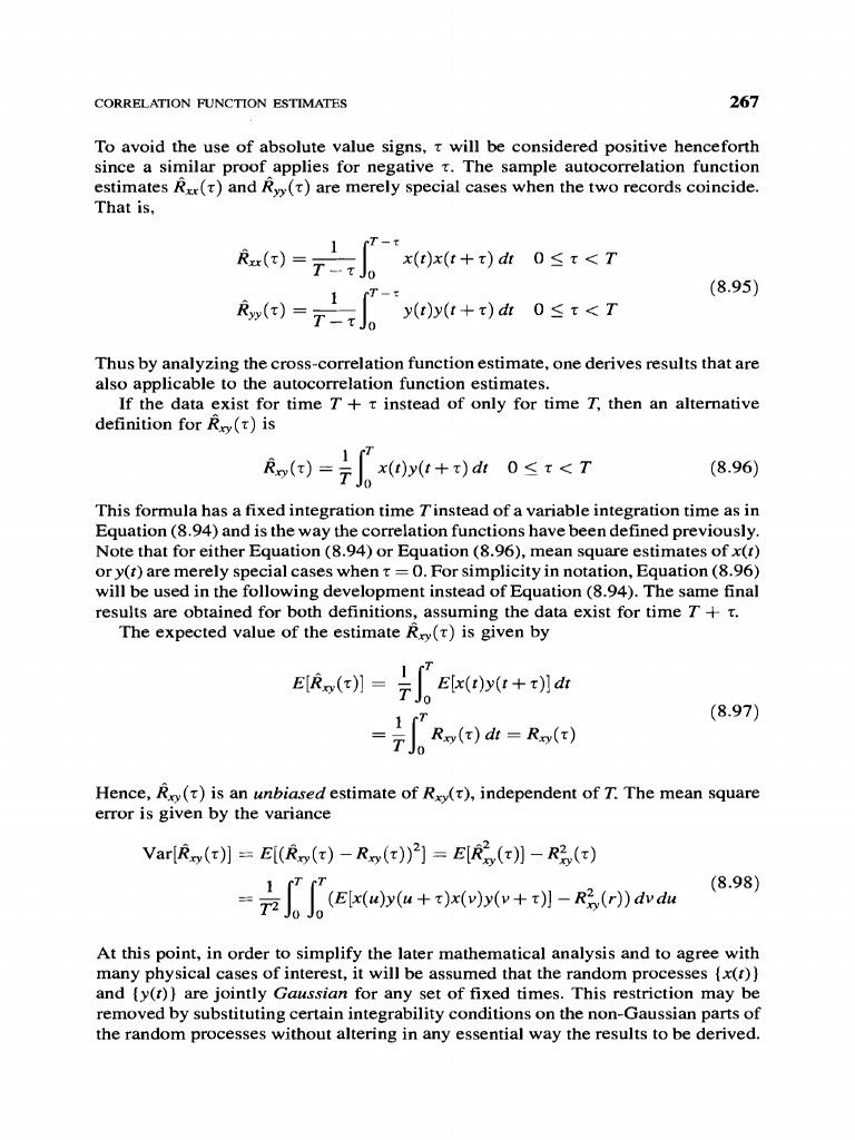 Random Data Correlation Function Analysis | PDF | Statistical Inference ...