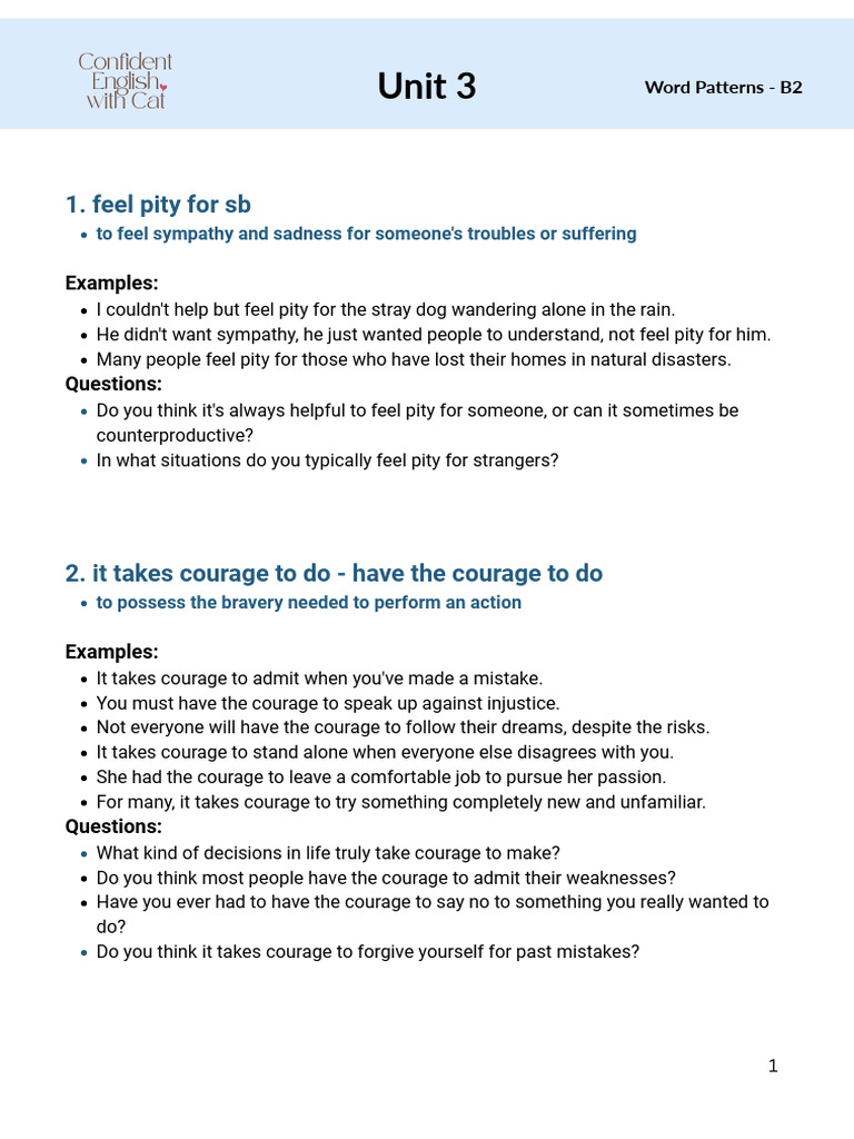 B2 English Vocabulary and Phrasal Verbs | PDF | Cost Of Living | Economics