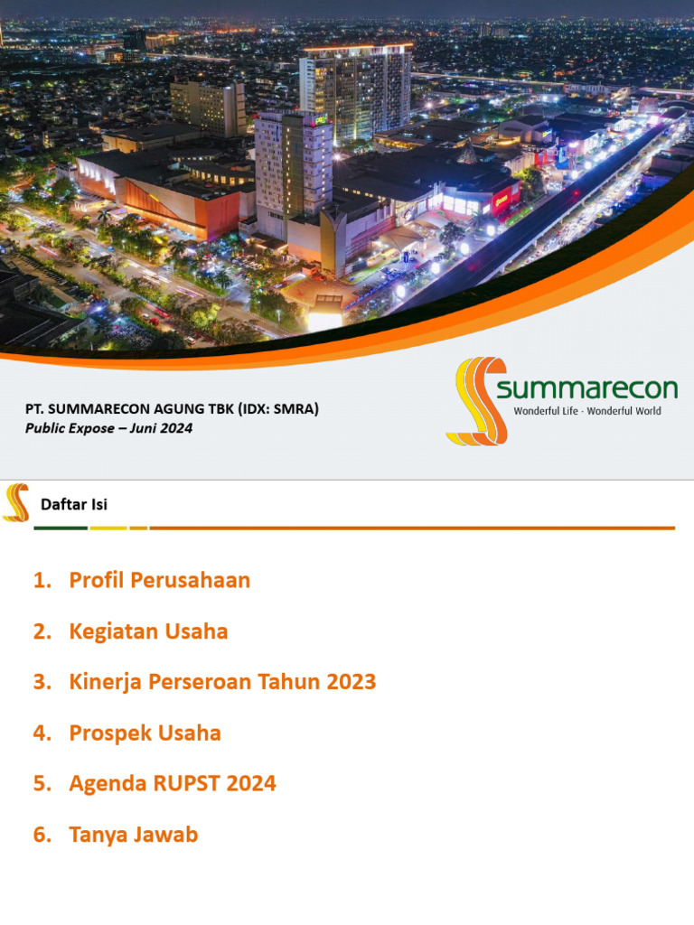 Public Expose SMRA Juni 2024 | PDF