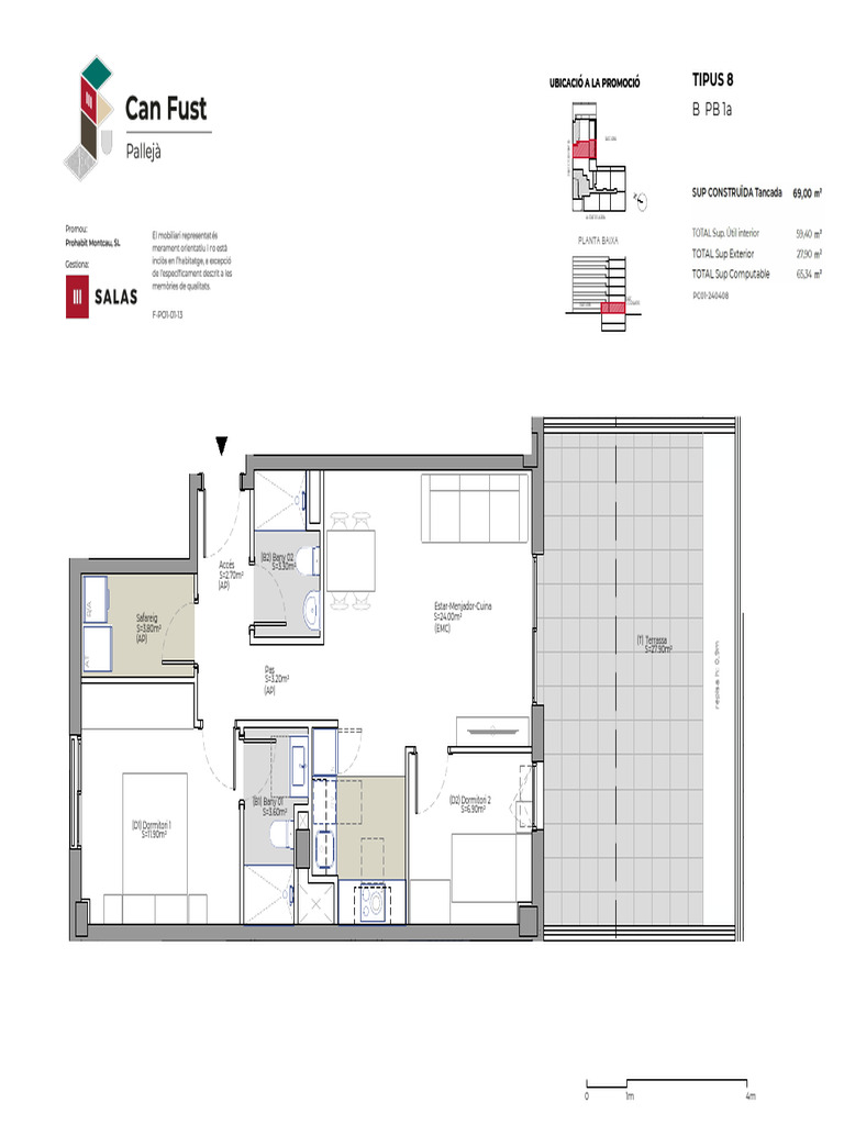 Plano Palleja Can Fust B PB 1a | PDF
