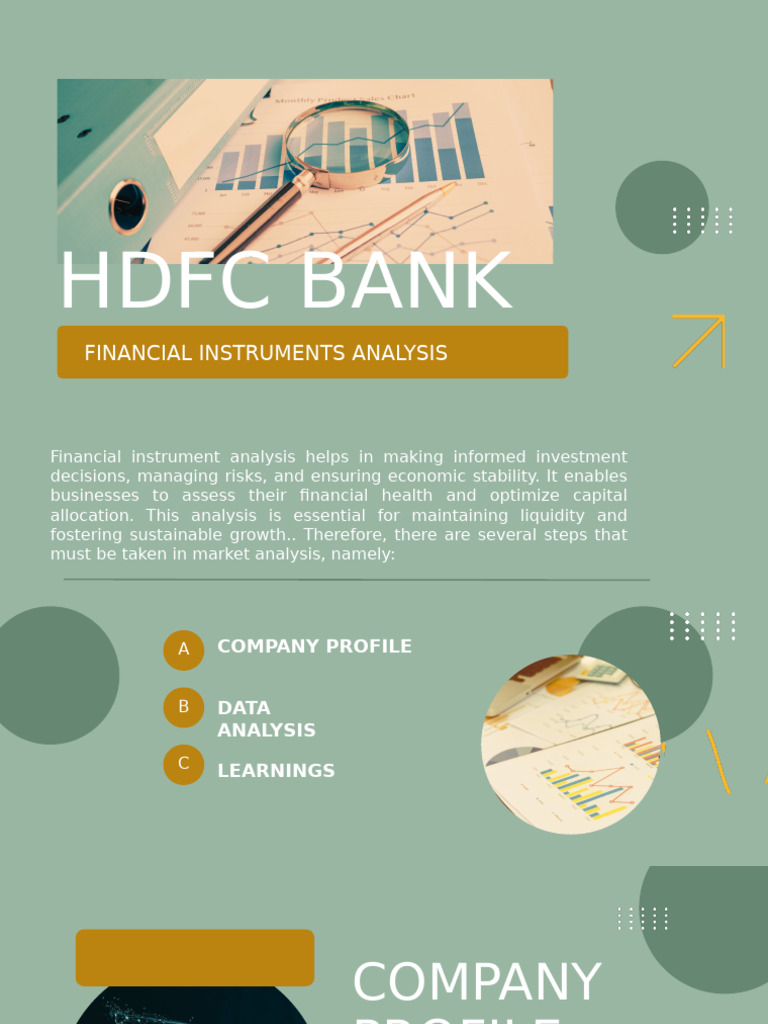 HDFC Bank Financial Instruments Overview | PDF | Banks | Securities ...