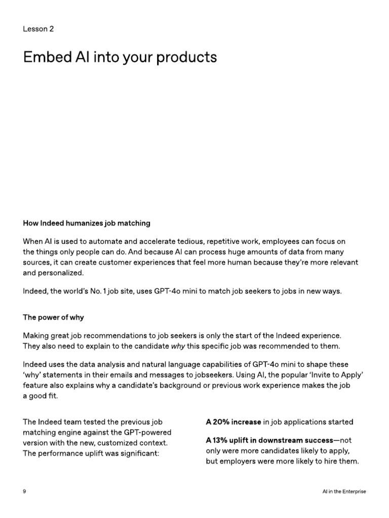 AI Integration in Enterprise Solutions | PDF | Artificial Intelligence ...