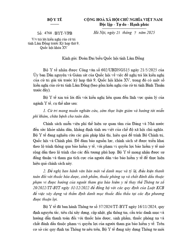 Cong Van 4768 Byt | PDF