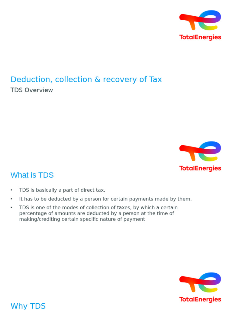 TDS Tax Deduction and Compliance Guide | PDF | Payments | Taxes