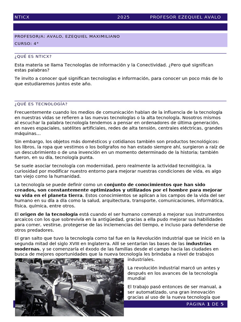 CLASE 1 - Tecnología e Información y Datos (28!4!25) | PDF ...
