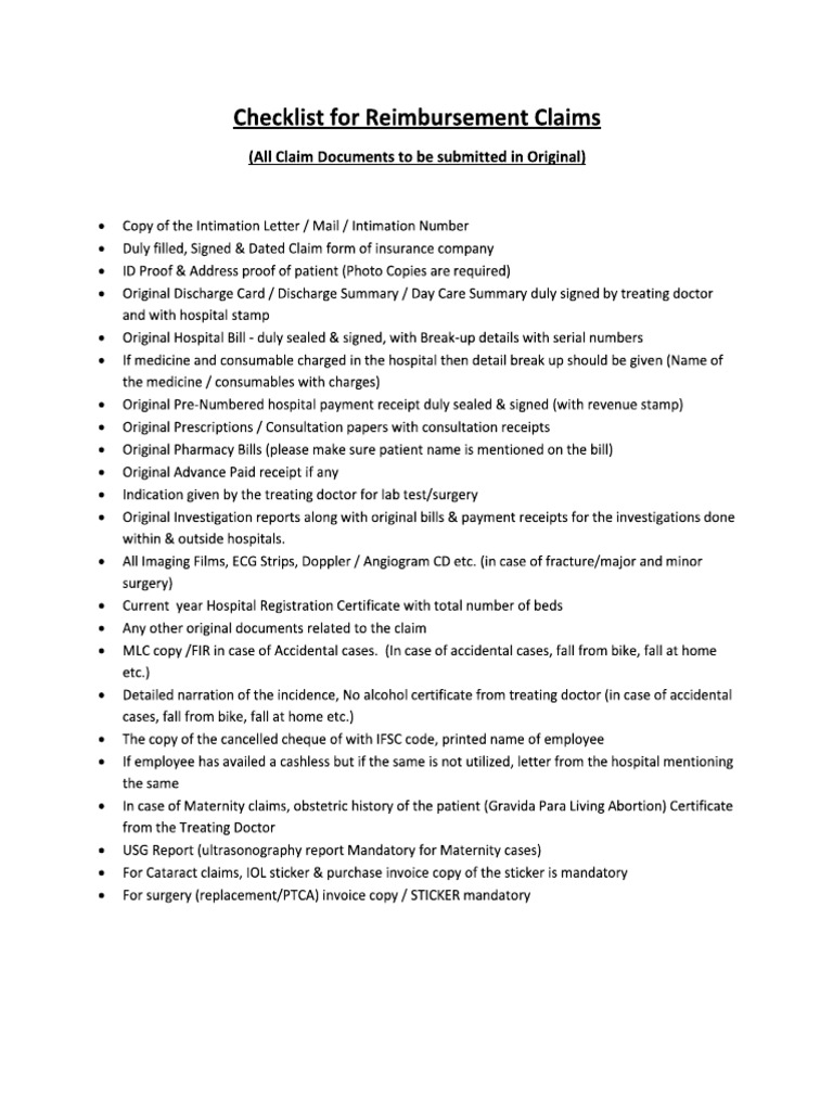 Documents Check List | PDF