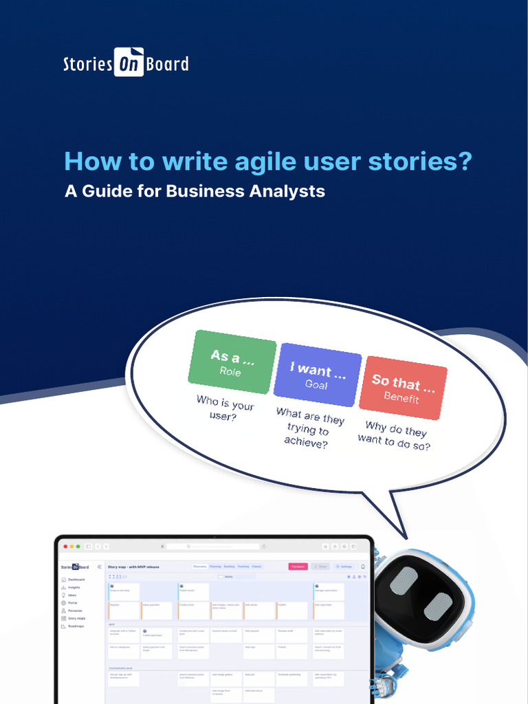 Writing Agile User Stories Guide | PDF | Agile Software Development ...
