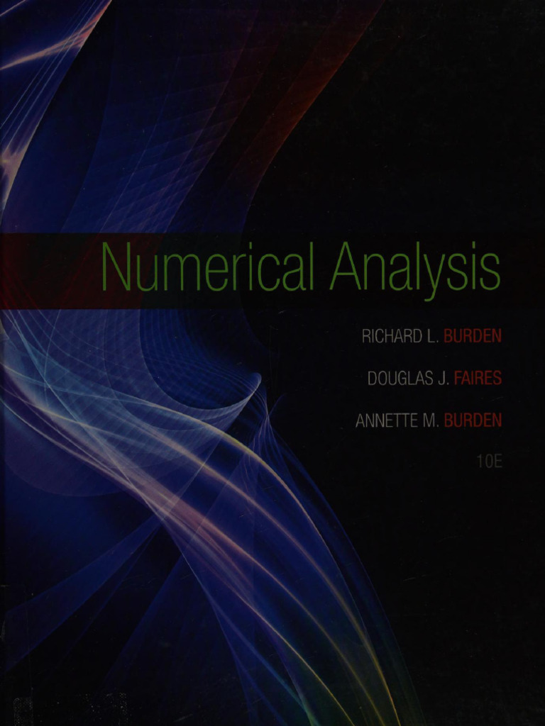 Numerical Analysis 10th Edition 10nbsped 1305465350 1305253663 ...