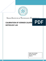 Calibration of Vernier Capilier