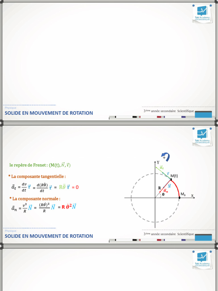 Mouvement de rotation en physique | PDF