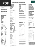 MRD Checklist for Medical Records | PDF