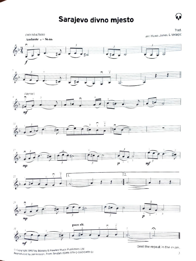 Trinity Grade 3 Violin | PDF | Elements Of Music | Musical Compositions
