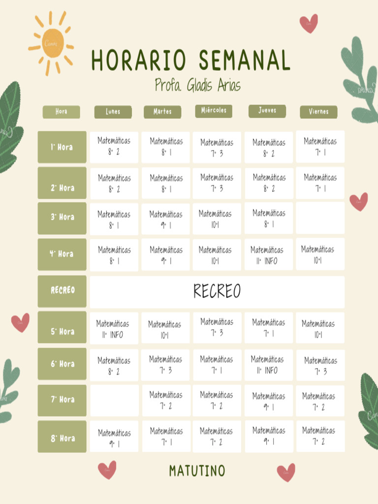 Soft Cute School Schedule Planner Instagram Post | PDF