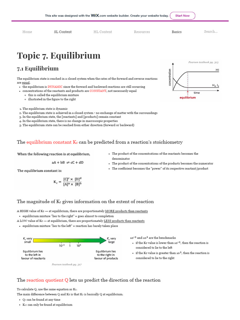 Understanding Chemical Equilibrium | PDF | Chemical Equilibrium ...