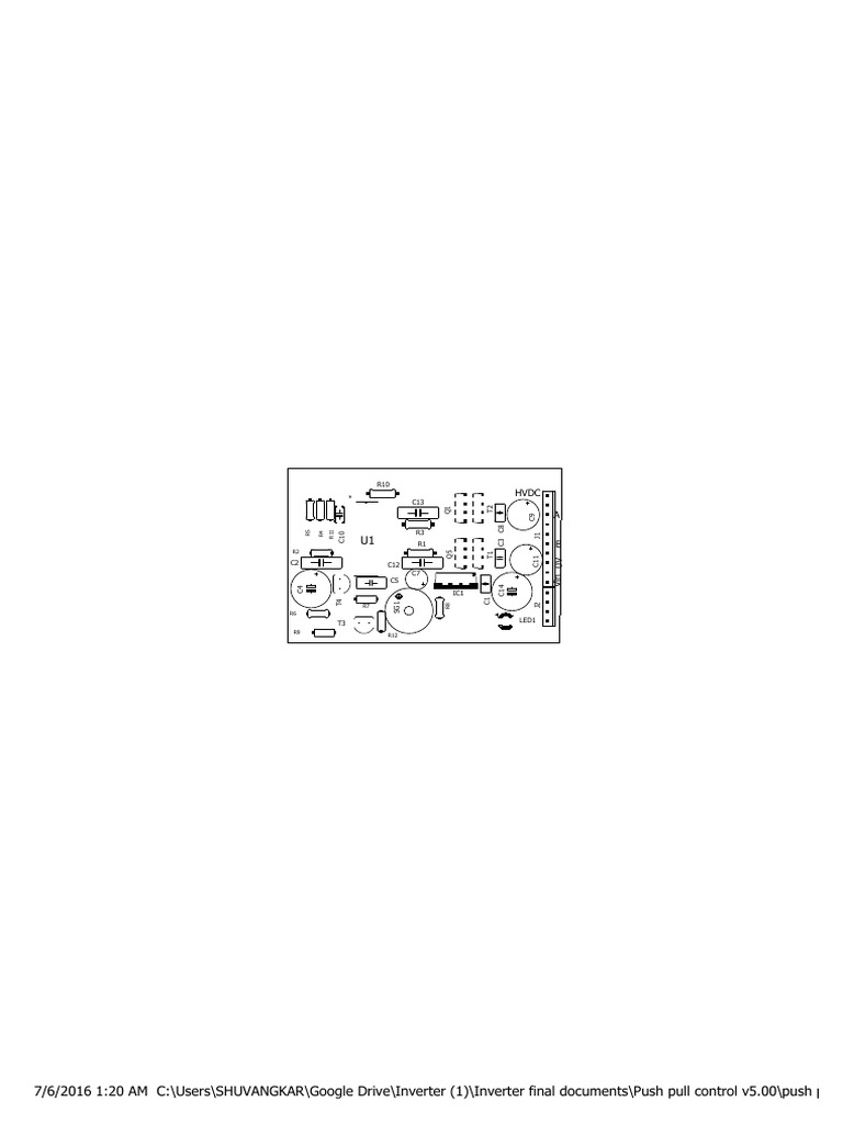 Push-Pull Control Circuit Diagram | PDF