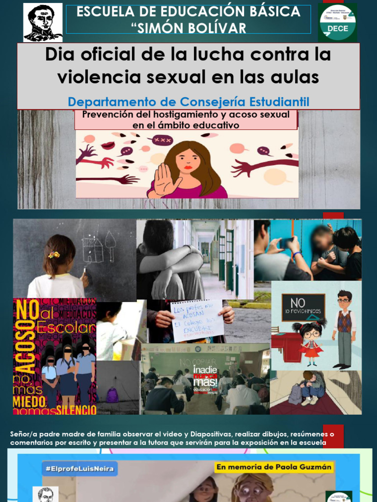 14 de AGOSTO Día Oficial de Lucha Contra La Violencia Sexual en La ...
