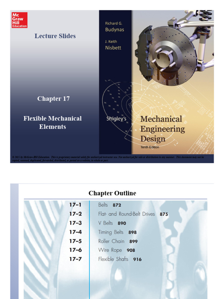 Flexible Mechanical Elements Overview | PDF | Belt (Mechanical ...
