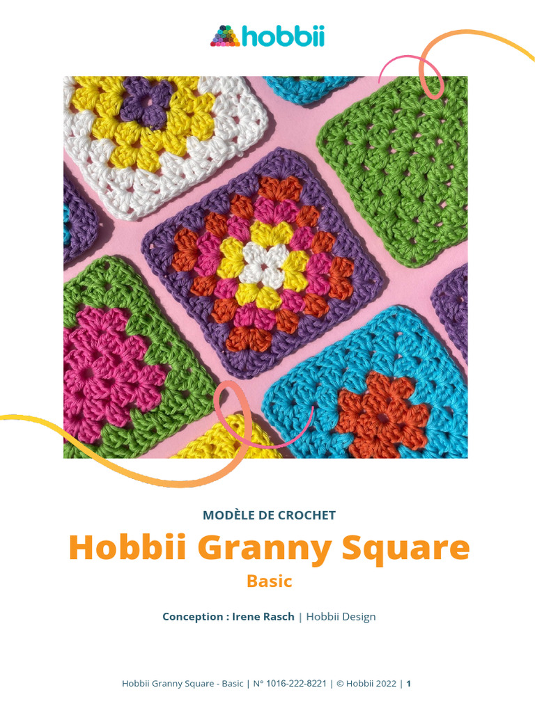 Modèle de Granny Square Hobbii | PDF