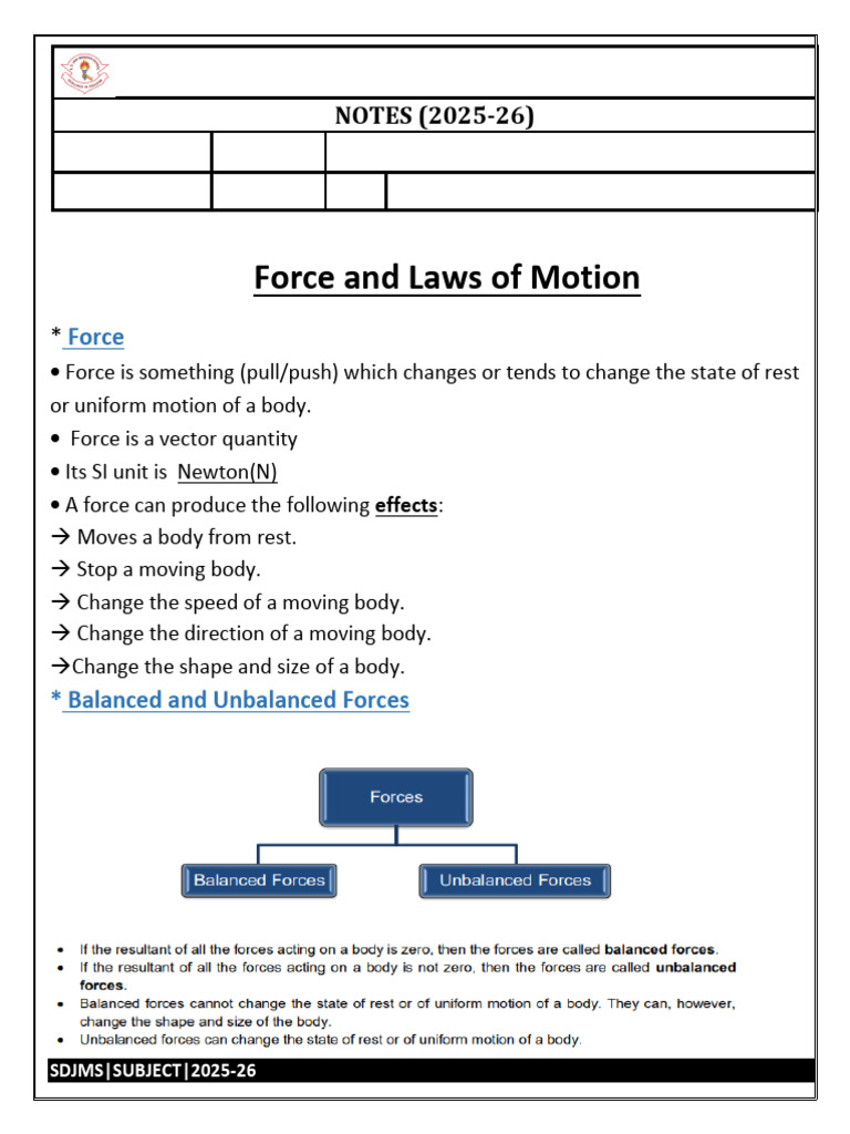 Types of Motion in Physics | PDF | Momentum | Force