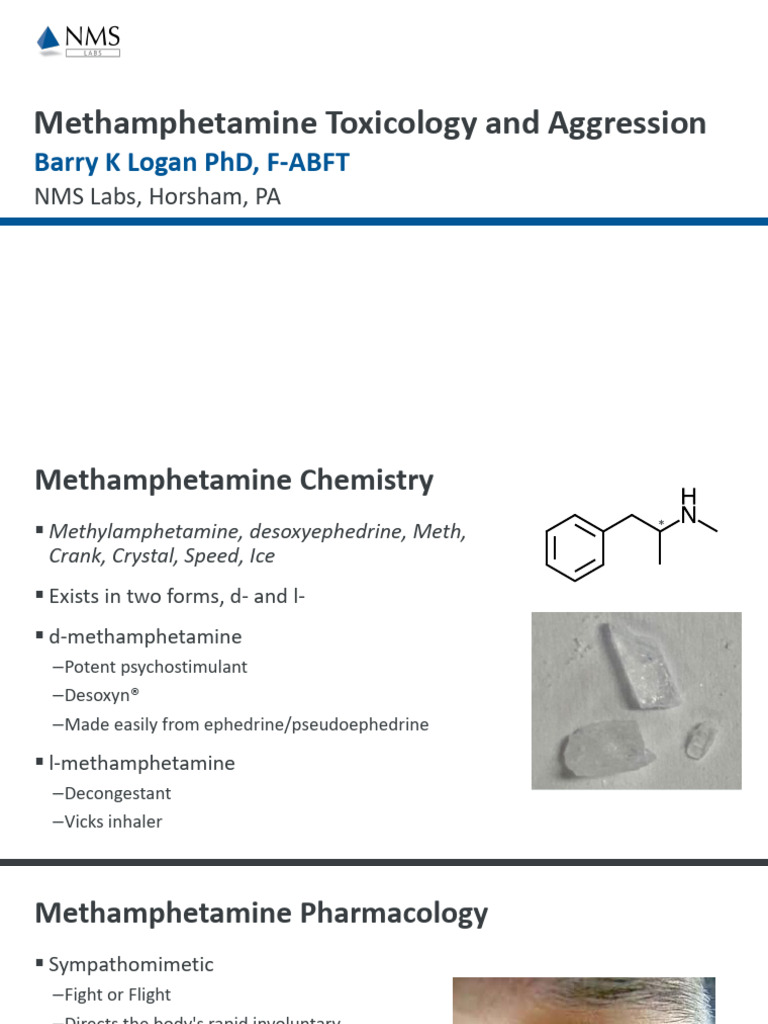 Methamphetamine Toxicology & Aggression | PDF | Methamphetamine | Drugs ...