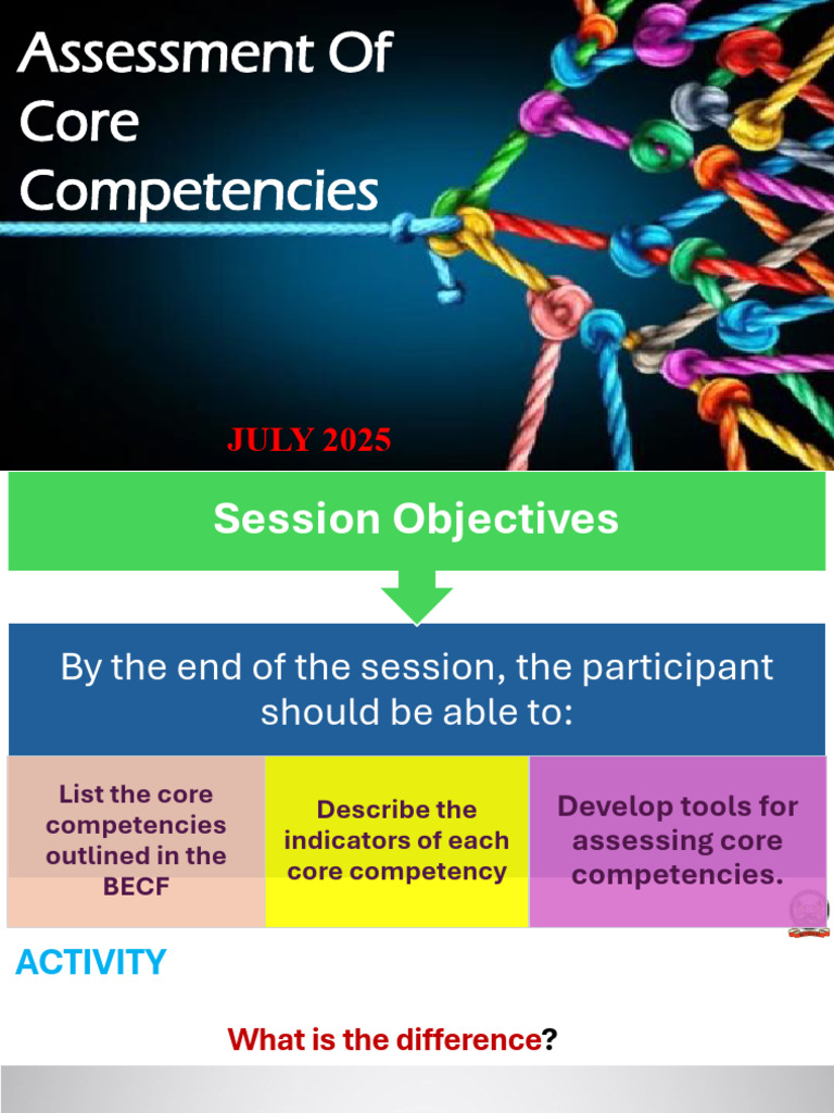 Core Competencies Assessment Guide | PDF | Learning | Imagination