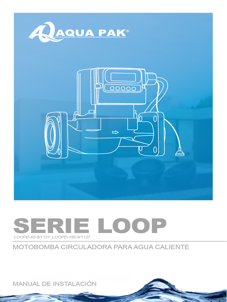 Instalación Motobomba Loop para Agua Caliente | PDF | Agua | Bomba